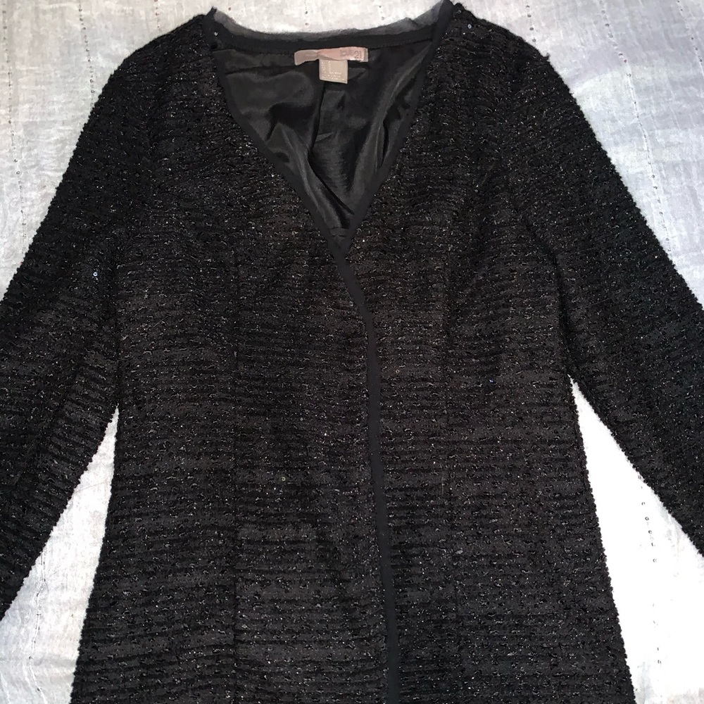 BLACK SWEATER with sparkles